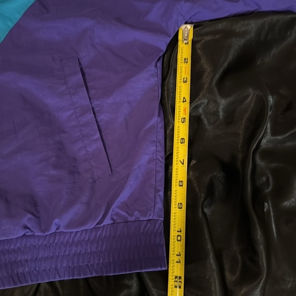 Vintage 90s HEAD Windbreaker Jacket Turquoise Purple Full Zip Streetwear Ski‎ - Picture 8 of 9